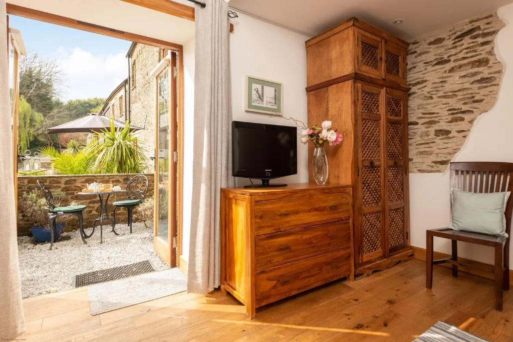 Image 3 of Water Mill at East Trenean Farm -Luxury Cornish Cottage sleeping 4 with hot tub, private garden, rural views and EV facilities
