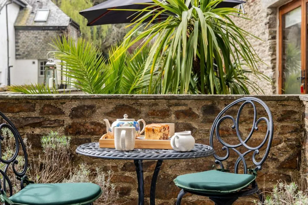 Image 2 of Water Mill at East Trenean Farm -Luxury Cornish Cottage sleeping 4 with hot tub, private garden, rural views and EV facilities