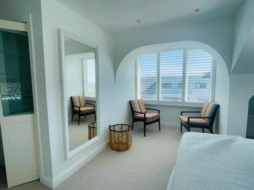 Image of Baywatch Mawgan Porth Spacious Home sleeps 9, Games room, Parking & Garden