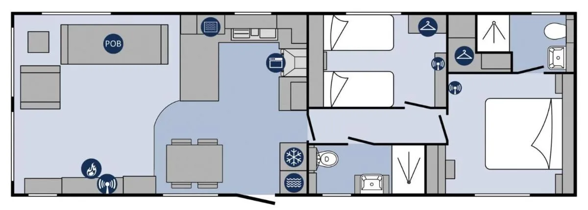 Image 1 of Kilden Kernow – Luxury 6 berth Caravan near Bude