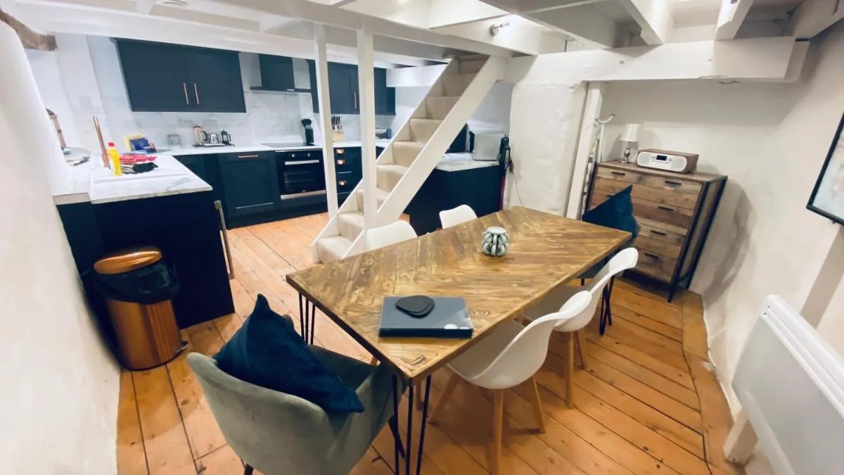 Image 3 of SPINDRIFT is A Beautiful Newly Refurbished THREE BEDROOM Private Family House located on the OLD HARBOUR and the COASTAL PATH in the Heart of Beautiful POLPERRO